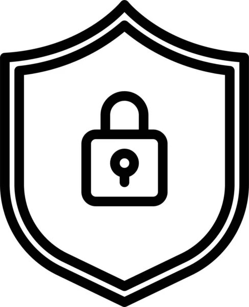 锁定保护安全图标 — 图库矢量图片
