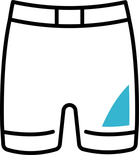 Shorts Golf Golf Ikone — Stockvektor