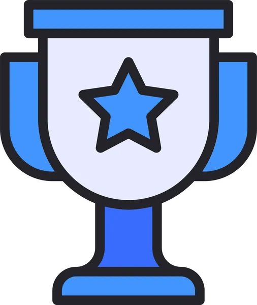 Award Champion Star Icon — Stock Vector