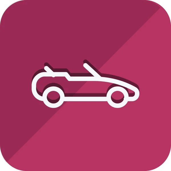 Coche Coche Icono Servicio Estilo Del Esquema — Archivo Imágenes Vectoriales