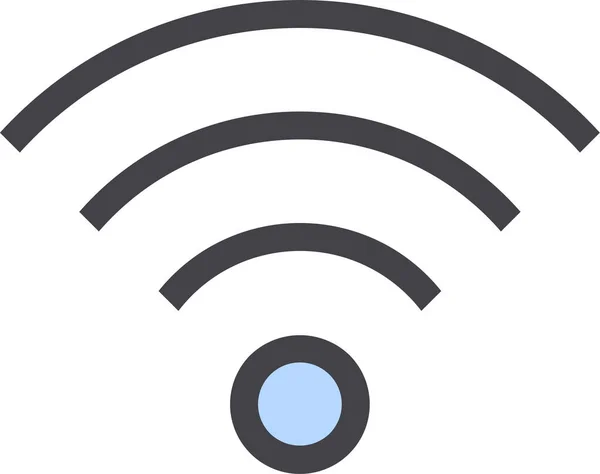 Wifi Web Symbol Einfache Illustration — Stockvektor