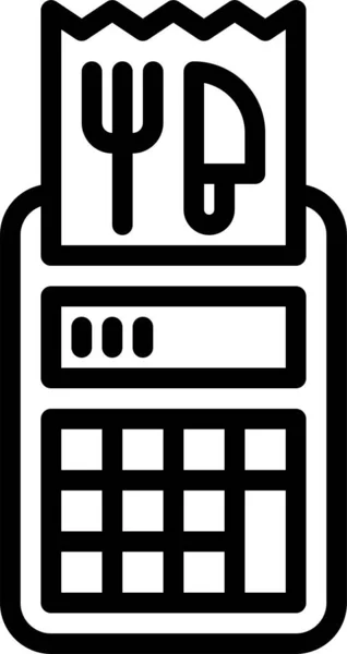 Zahlungsterminal Edc Icon — Stockvektor