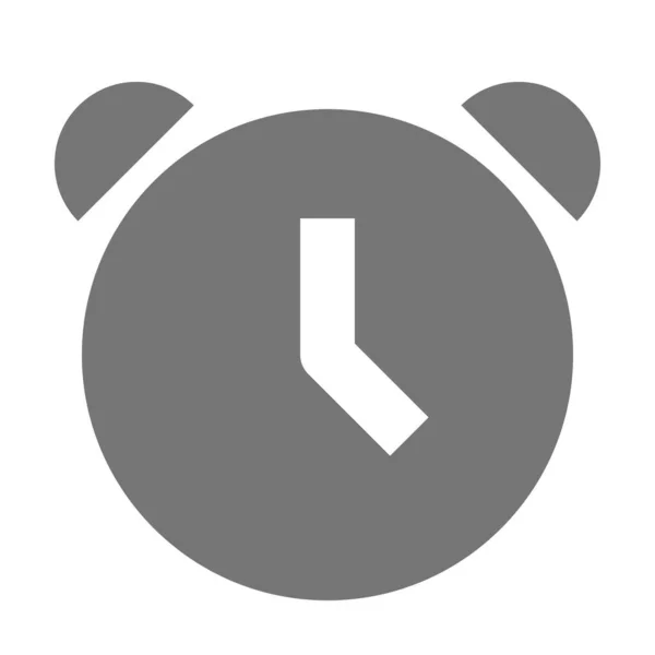 Alarm Clock History Loading Icon Solid Style — 图库矢量图片
