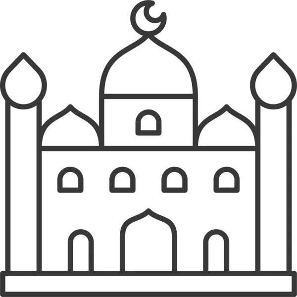 Икона Архитектурного Строительства Города Стиле Наброска — стоковый вектор