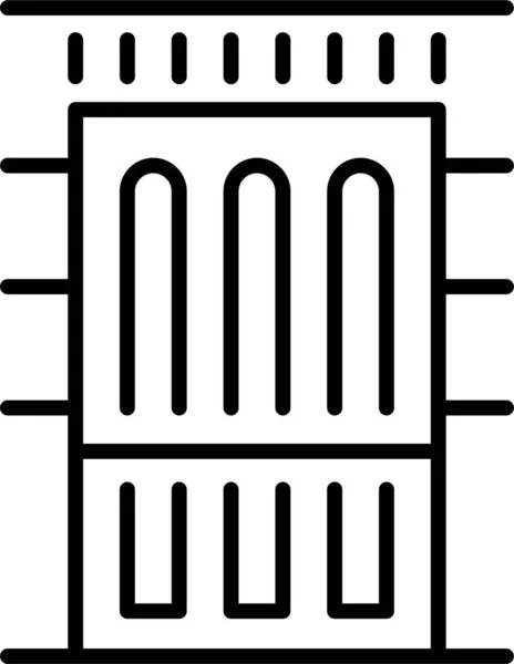 Значок Архитектурных Ворот — стоковый вектор