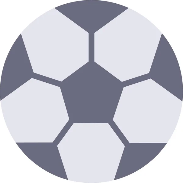 Μπάλα Ποδοσφαίρου Εικονίδιο — Διανυσματικό Αρχείο