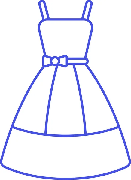 Ρούχα Φόρεμα Εικονίδιο Ένδυμα Στην Κατηγορία Ρούχα Αξεσουάρ — Διανυσματικό Αρχείο