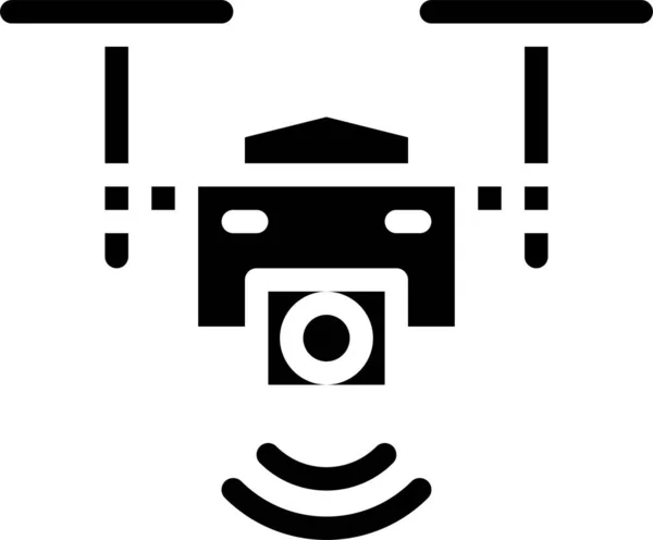 Control Drone Electronics Icon Solid Style — Stock Vector