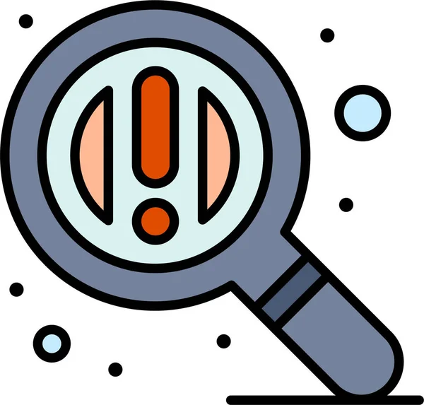 Find Search Zoom Icon Filled Outline Style — Stock Vector