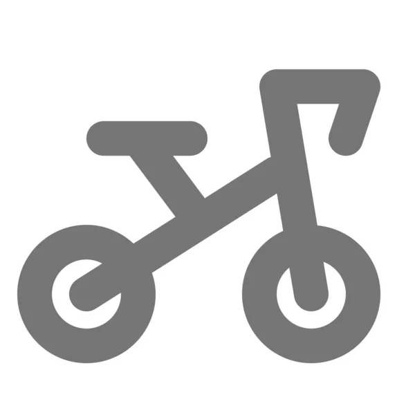 Ποδήλατο Ποδήλατο Ποδήλατο Εικονίδιο Κύκλο Στυλ Περίγραμμα — Διανυσματικό Αρχείο