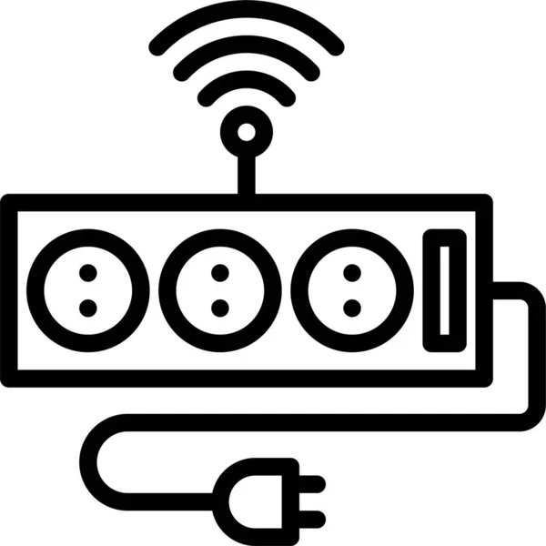 电子设备 家用电器类电缆延长线图标 — 图库矢量图片