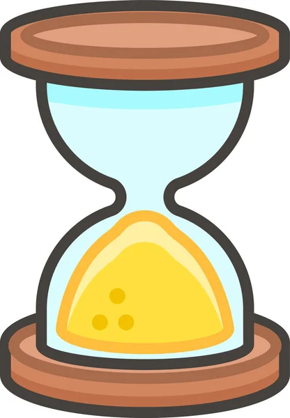 231B Done Hourglass Icon Mixed Category — Stock Vector