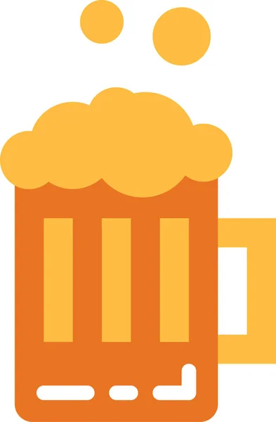 Ikona Napojów Alkoholowych Kategorii Letniej — Wektor stockowy