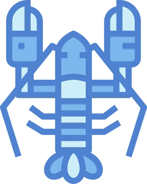 Dierlijk Voedsel Icoon Gevulde Outline Stijl — Stockvector