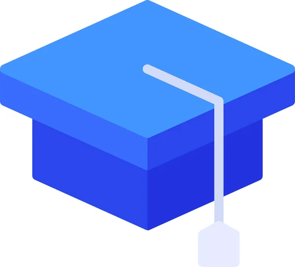 Graduation Hat Award Icon — Stock Vector