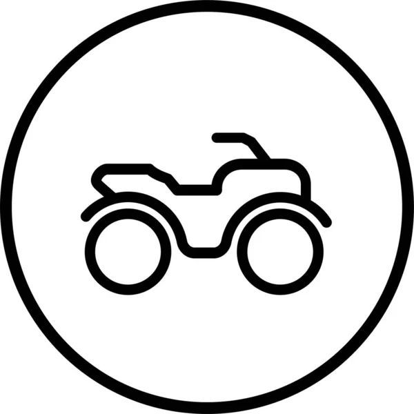 Auto Automation Car Icon Outline Style — Stock Vector