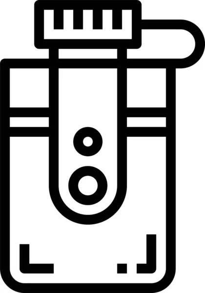 Botella Bebida Scout Icono Estilo Del Esquema — Archivo Imágenes Vectoriales