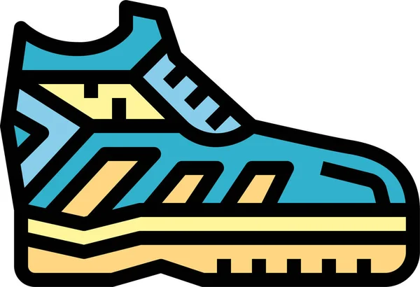 Иконка Обуви Категории Обувь Бега — стоковый вектор