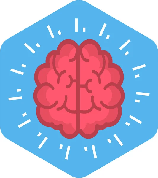 Ampoule Cerveau Icône Créative — Image vectorielle