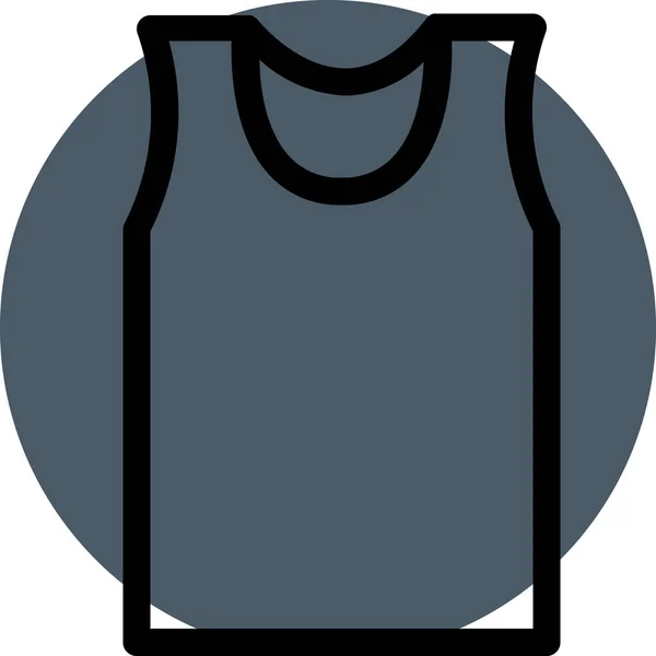 Иконка Одежды Ткани Стиле Наброска — стоковый вектор