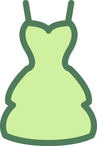 Значок Сукні Одягу Заповненому Стилі — стоковий вектор