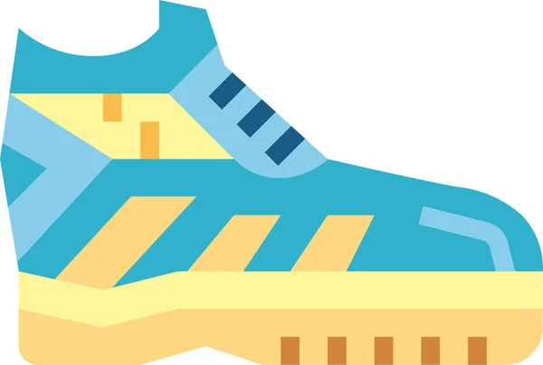 Calzado Running Zapato Icono Categoría Calzado — Vector de stock