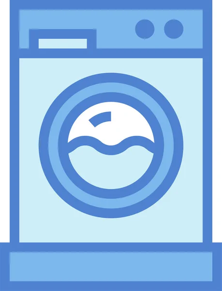 クリーナー洗浄機のアイコンをフルアウトラインスタイルで表示 — ストックベクタ