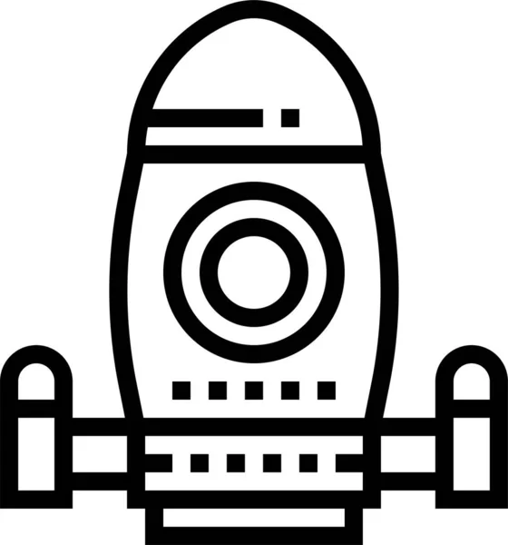 Иконка Космической Игрушки Стиле Наброска — стоковый вектор
