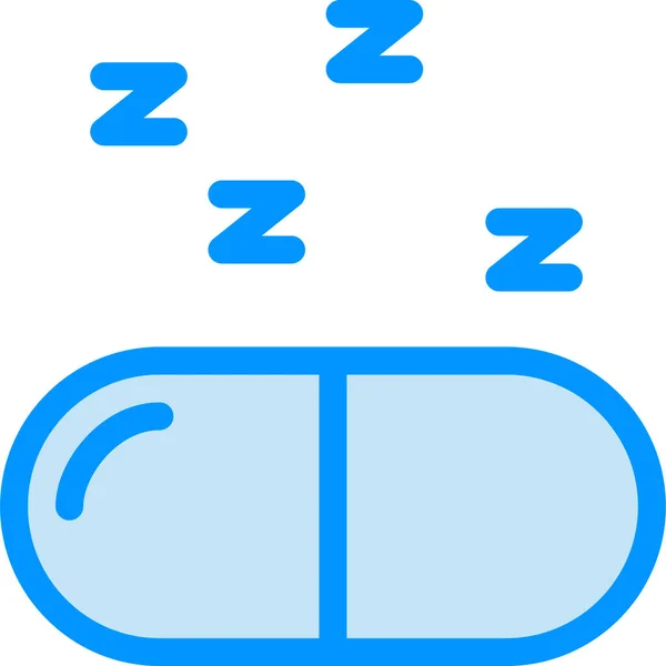 Medicamento Píldoras Médicas Icono Categoría Hospitales Atención Médica — Vector de stock