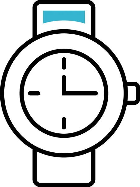 Relógio Tempo Relógios Ícone Categoria Mães Pais Dia — Vetor de Stock
