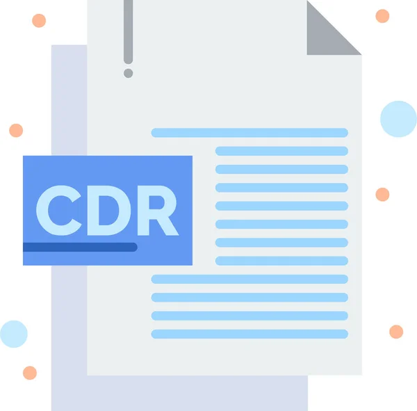 Cdr Corel文件图标为扁平样式 — 图库矢量图片