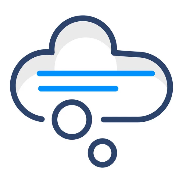 Icône Base Données Cloud Computing Dans Catégorie Infrastructure — Image vectorielle