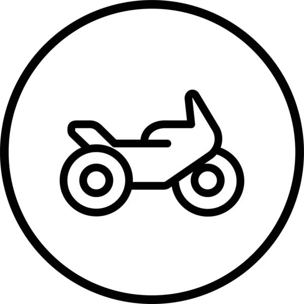 Auto Automation Car Icon Outline Style — Stock Vector