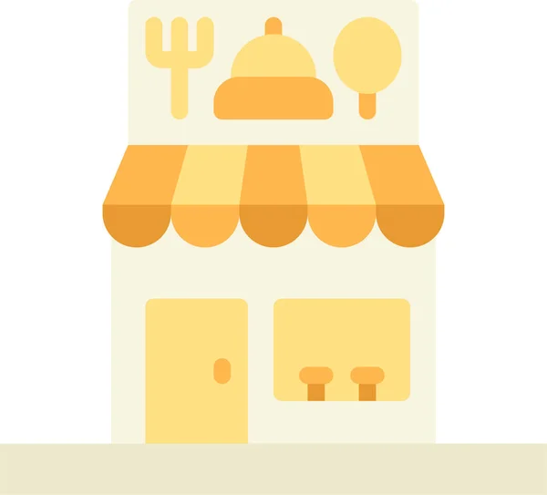 Restaurant Food Beverages Icon — Stock Vector