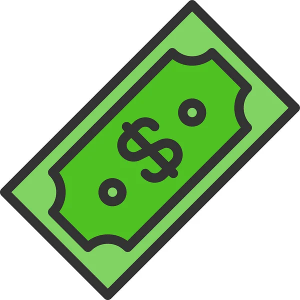 Business Dollar Economy Icon — Stock Vector