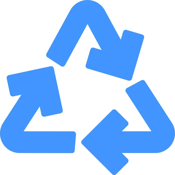 Recyklovat Ikonu Recyklace Odpadu — Stockový vektor