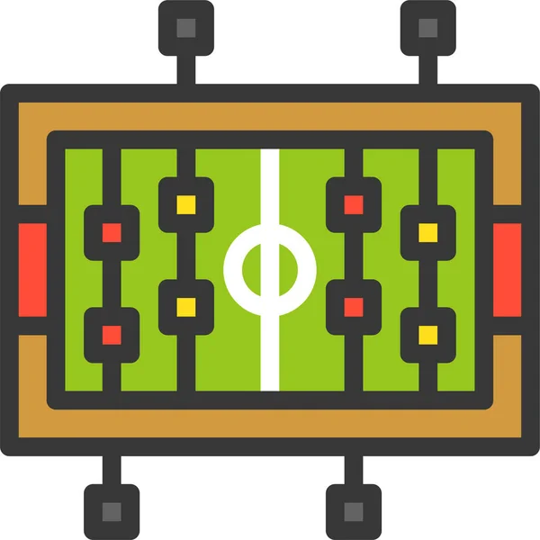 Estádio Futebol Ícone Web — Vetor de Stock