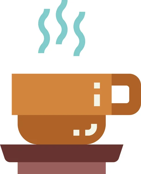 Ikon Minuman Kopi Kafe - Stok Vektor