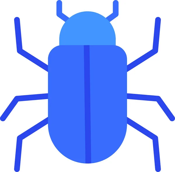 Bug Számítógép Fertőzött Ikon — Stock Vector