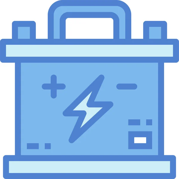 Icono Herramientas Arranque Batería Categoría Dispositivos Electrónicos Electrodomésticos — Archivo Imágenes Vectoriales