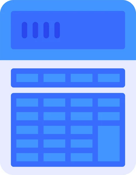 Calculator Education Finance Icon — Stock Vector