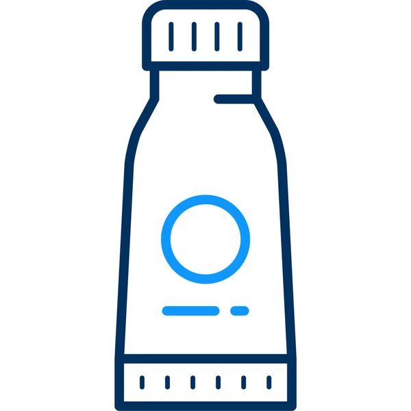 Bottle Beverage Drink Icon Outline Style — Stock Vector