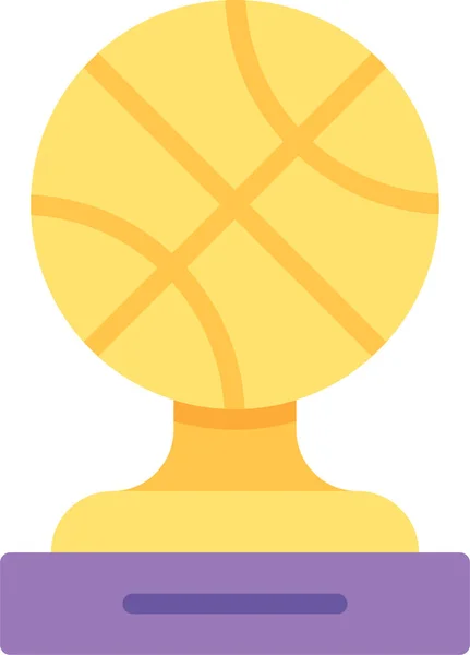 Premio Bola Baloncesto Icono — Vector de stock