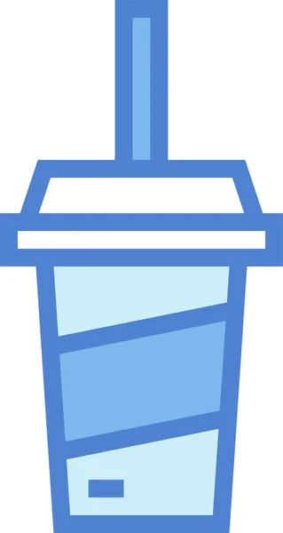 Кола Напиток Соды Икона Стиле Заполненного Контура — стоковый вектор