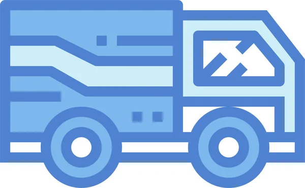 Delivery Shipping Transport Icon Filled Outline Style — Stock Vector