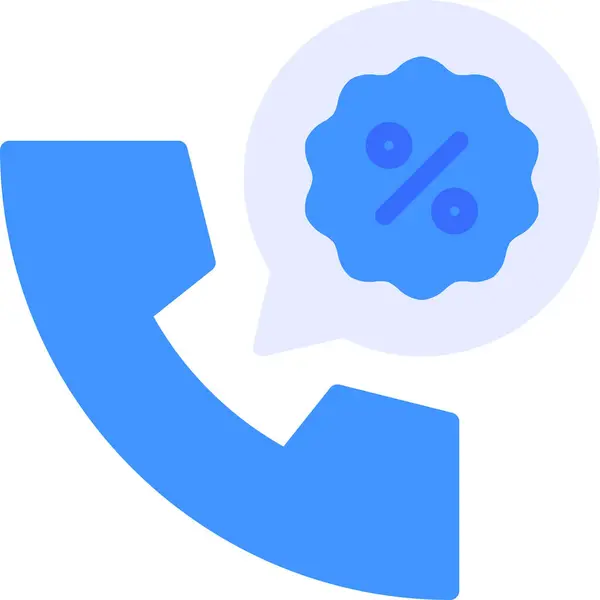 Значок Продвижение Телефонного Звонка — стоковый вектор