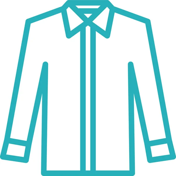 Clothe Clothes Dress Icon Outline Style — Stock Vector