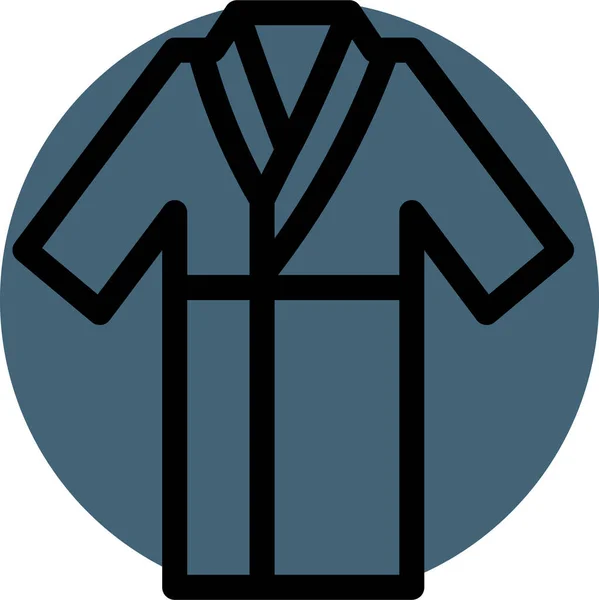 Textilní Oděvní Ikona Stylu Vyplněného Obrysu — Stockový vektor