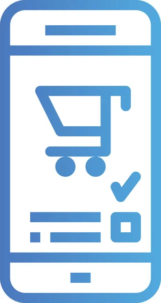 Ecommerce Online Order Icon Outline Style — Stock Vector