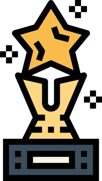 Award Cup Trophy Icon — Stock Vector